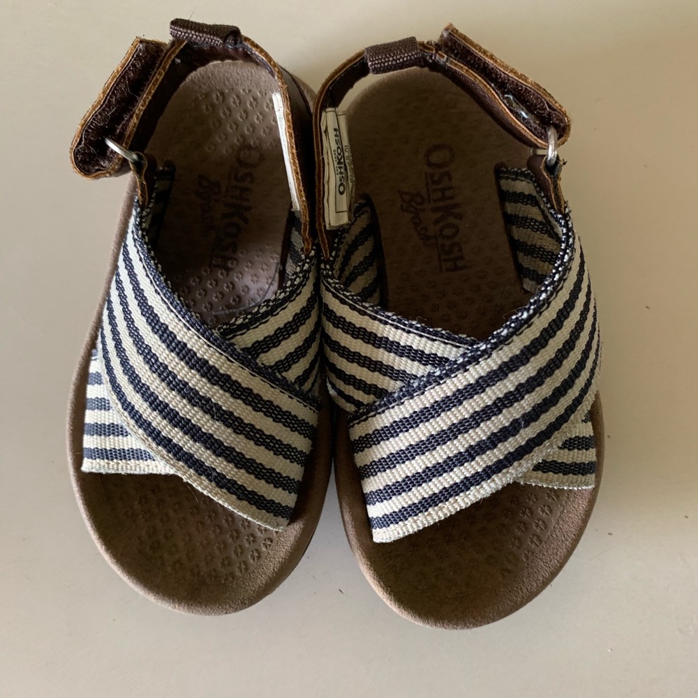 Toddler Boy Oshkosh Striped Sandals